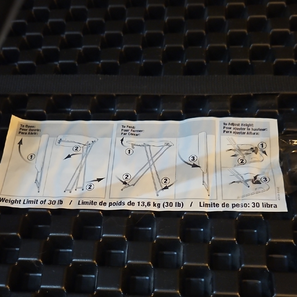 Amazon Black Folding TV Tray Table - Picture 2 of 6